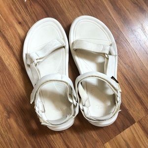 White Teva Hurricane XLT2 Sandals